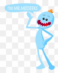 Mr Meeseeks Png - Meseek u201c Rick And Morty Blue Meeseeks Png