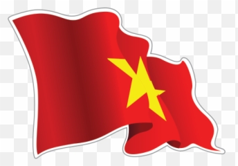 Printed Vinyl Vn Vietnam Flag - Viet Nam Flag Sticker Png,Vietnam Flag Png