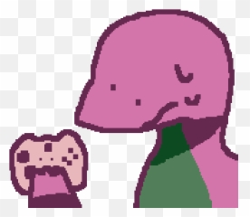 E Girl Barney The Dinosaur Transparent Cartoon - Jingfm Fictional Character Png,Barney Png