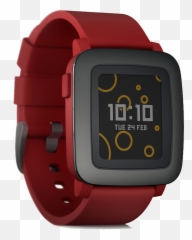Pebble Time - Smartwatch Pebble Png,Pebble Png