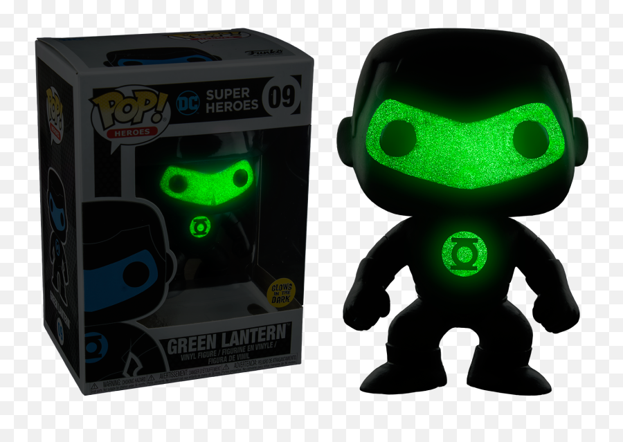 Funko Pop Dc Justice League Green Lantern Silhoutte Glow - Green Lantern Pop Funko Png,Green Lantern Transparent