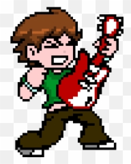 8 Bit Scott Pilgrim Png Image With No - Pixel Art Minecraft Anime,Pilgrim Png