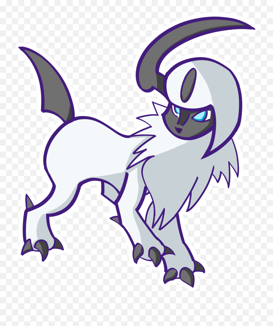 Absol Sticker - By Aceofheartsarts Artconomycom Fictional Character Png,Absol Png