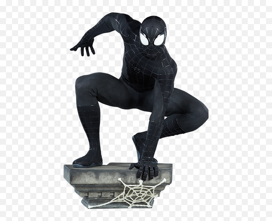 Spider - Man Black Suit Variant Legendary Scale Figure Marvel Spider Man 2 Black Suit Png,Black Suit Png