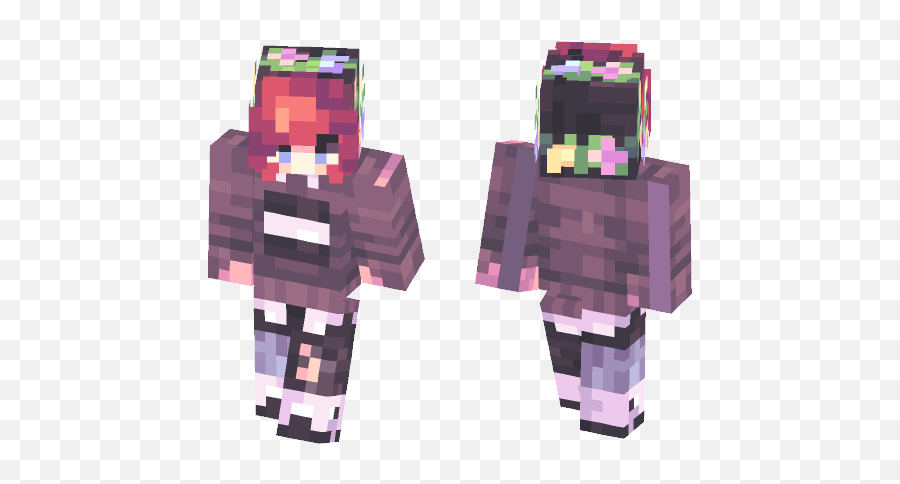 I Really Love Flower Crowns - Minecraft Full Size Png Fictional Character,Flower Crowns Png