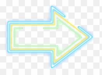 Arrow Neon Border Overlay Sticker By Lemon Tea - Horizontal png