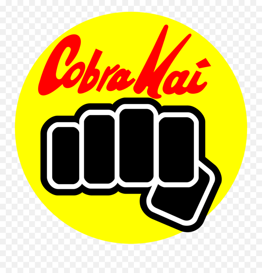 Download Hd Cobra Kai Logos Banner Free - Cobra Kai Fist Puño Cobra Kai Png,Cobra Logo Png