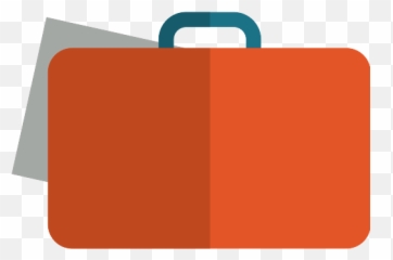 Portfolio Vector Svg Icon - Icono De Portafolio Naranja Png