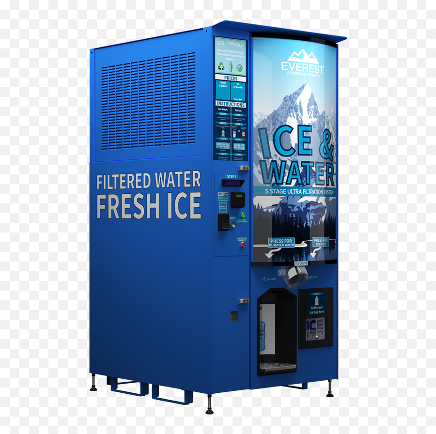 Ice And Water Vending Machine - Refrigerator Png,Vending Machine Icon
