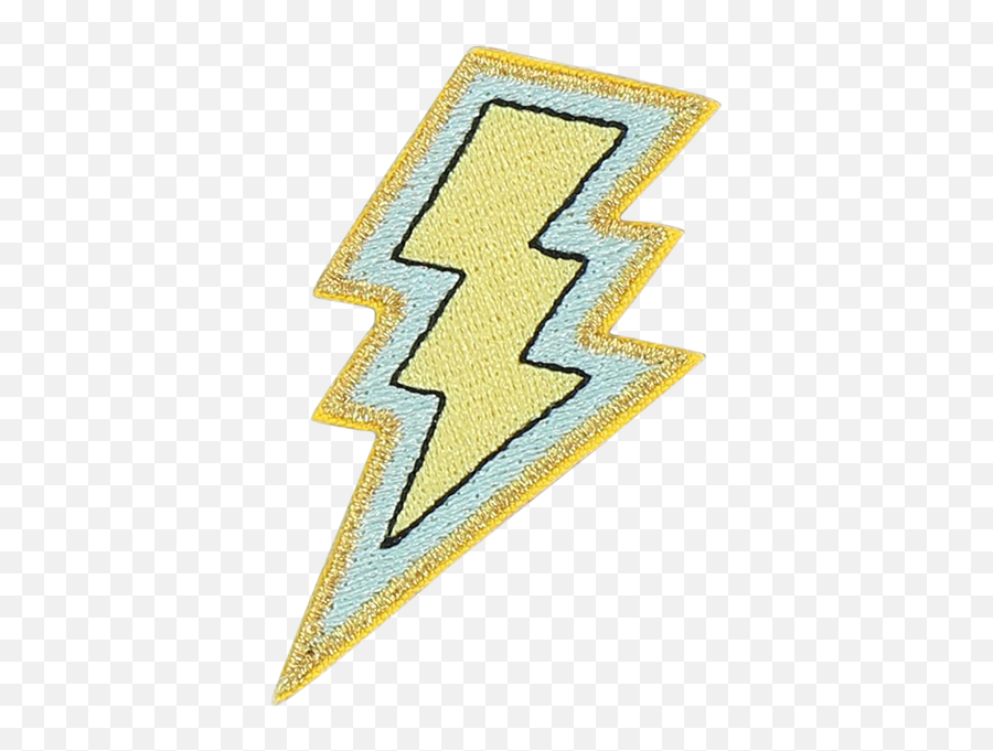 Lightning Bolt Sticker Patch - Emblem Png,Lightning Bolt Logo