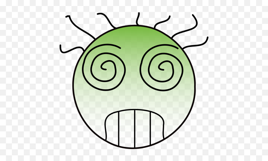 Sicknauseatedgreensmileycomputer - Free Image From Gambar Ilustrasi Kartun Pusing Png,Green Thermometer Icon