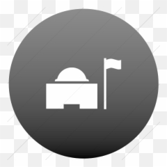 Iconsetc Flat Circle White Black Gradient Ocha - Military png