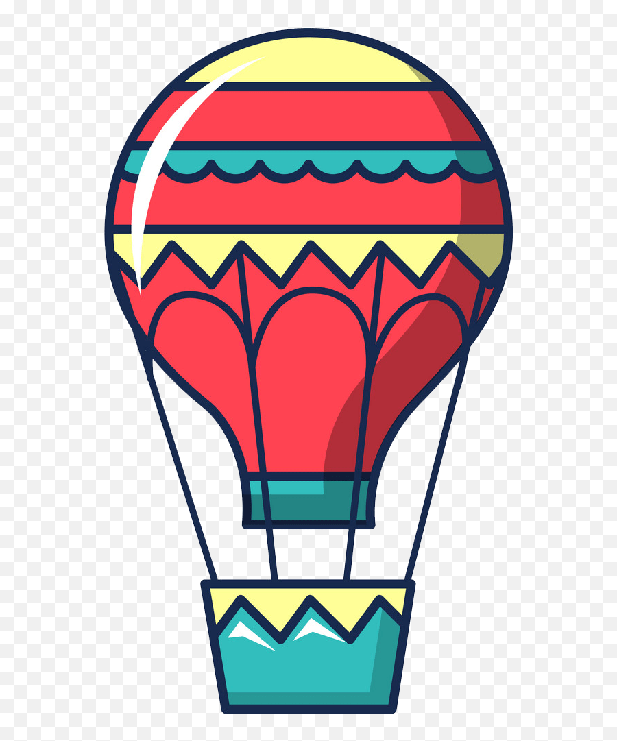 Hot Air Balloon Icon Png Transparent - Clipart World Vector Hot Air Balloon Icon,Baloon Icon