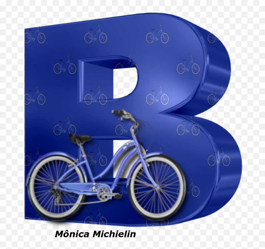 Download Hd Alfabeto De Bicicleta Png Bicycle Bike Alphabet - Bicycle,Alphabet Png