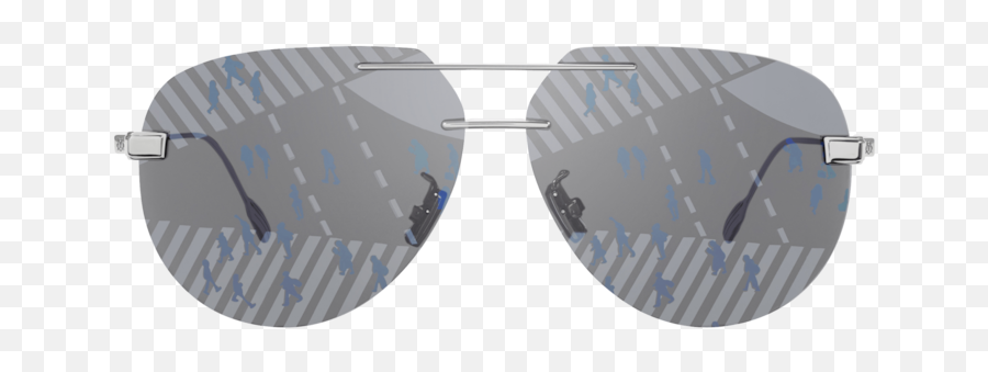 Eyewear Pilot Rimless Sunglasses - Full Rim Png,Police Icon Cologne
