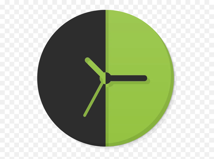 This Extension Adds Transparent Clock U0026 Date Desktop Widget - Solid Png,Clock Icon App Png