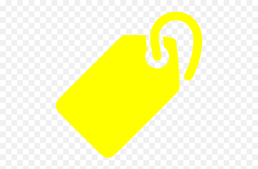 Yellow Tag Icon - Free Yellow Price Tag Icons Pink Price Tag Clipart Png,Price Tag Icon Png