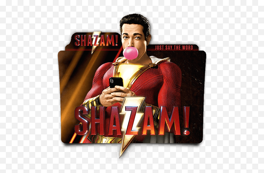 Shazam Movie Transparent Png Play - Shazam 2019 Folder Icon,Dc Folder Icon