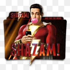 Shazam Movie Transparent Png Play - 2019 Folder Icon