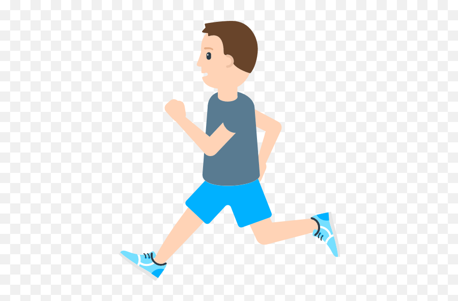Runner Emoji Transparent Png Clipart - Runner Emoji Running Emoji,Running Emoji Png