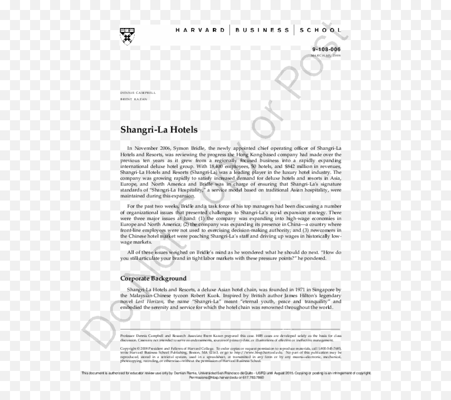 Pdf Shangri - La Hotels Mario Hidalgo Academiaedu Document Png,Hotel Mario Transparent