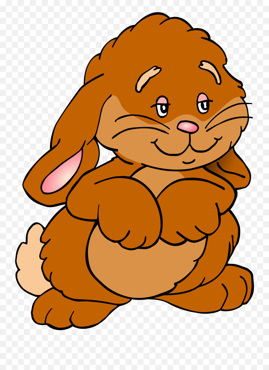 Free Easter Bunny Clipart Image 7 2 - Clipartingcom Brown Bunny Rabbit Cartoon Png,Bunny Clipart Png