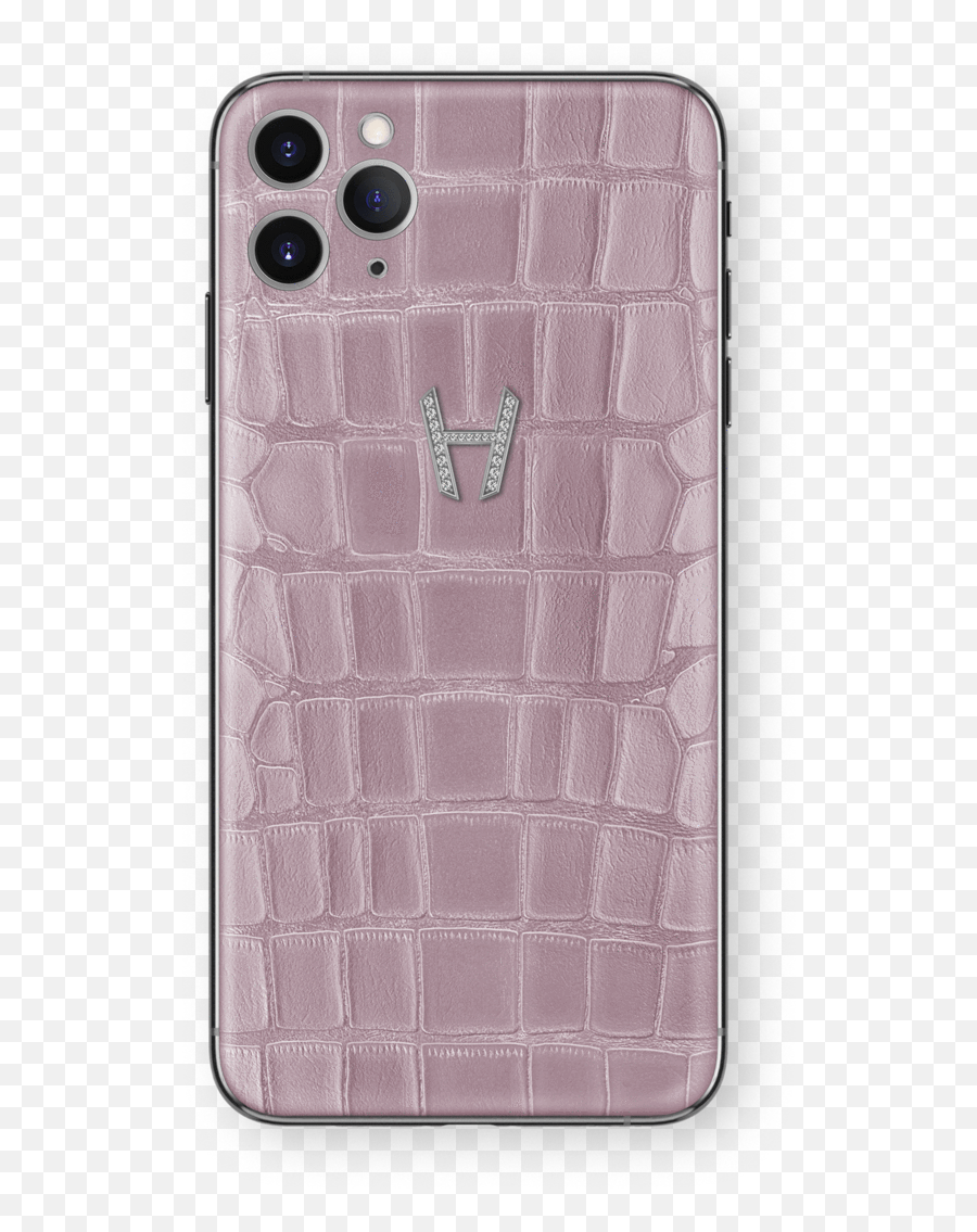 Hadoro Iphone 11 Pro Max Signature Alligator - White Gold Diamonds Pink Smartphone Png,Aligator Png