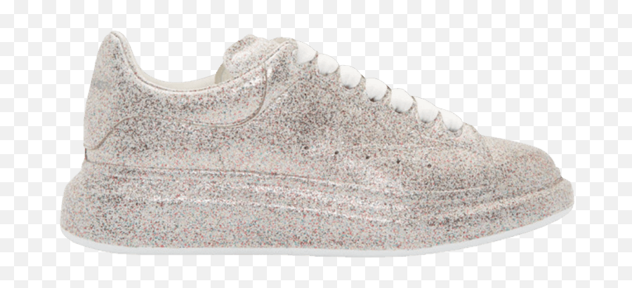 Alexander Mcqueen Oversized Sneaker U0027silver Glitter - Walking Shoe Png,Silver Glitter Png