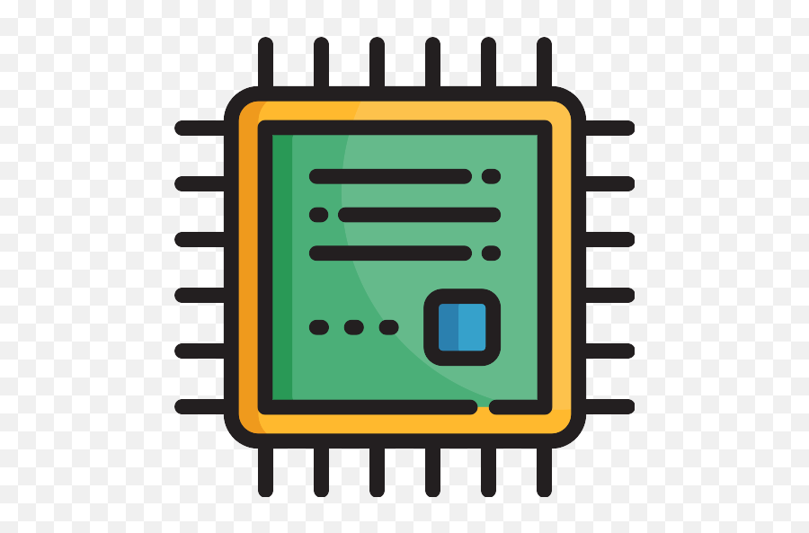 Microchip Png Icon - Robotic Chip,Microchip Png