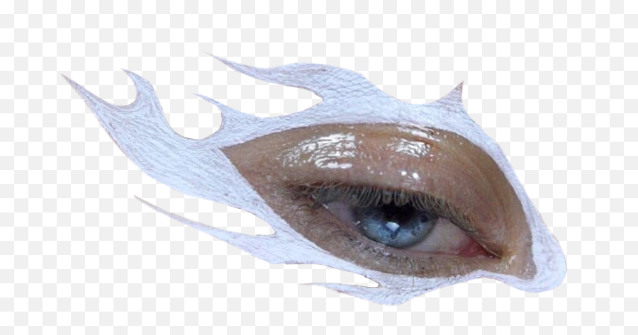 Eye Eyes Png Pngs White Flames Aesthetic Makeup Moodboa - Mask,Brown Eyes Png
