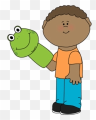 Little Boy Playing With A Puppet Boys Clip Art Png - Clipartix Puppets Clipart,Boys Png