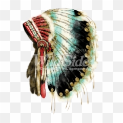 Download Vector Feather Headdress - War Bonnet Png,Headdress Png