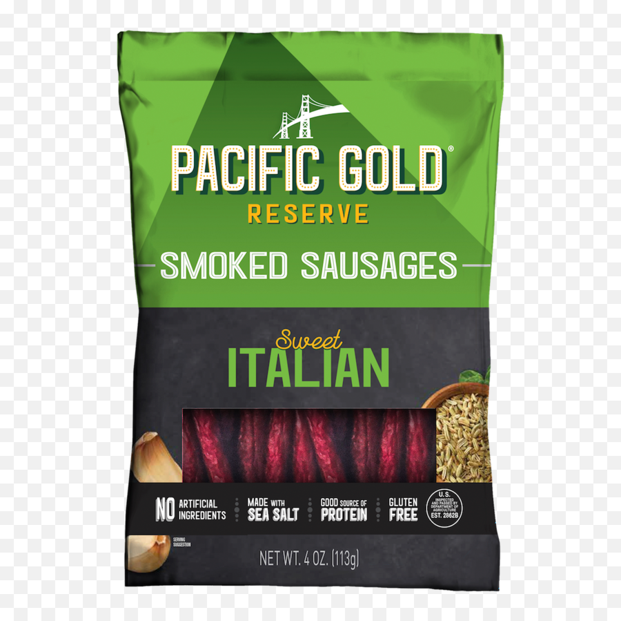 Smoked Sausages U2014 Pacific Gold Png Square