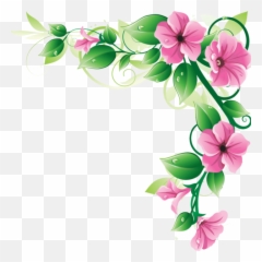 Download Free Png Wedding Border Transparent Image - Flower Png