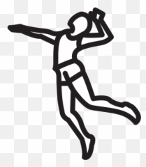 Volleyball Player Free Icon Of Selman Icons - Figure Drawing png