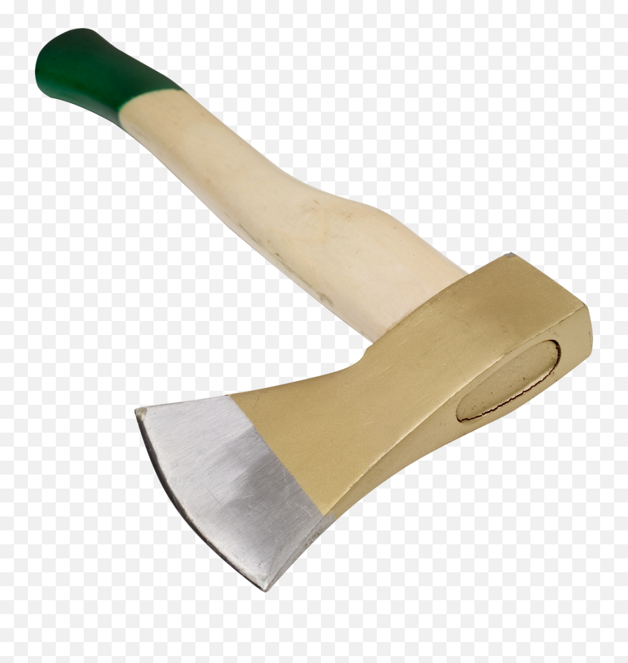 Png Wooden Axe With Green Handle Images Download - Axe,Wooden Png
