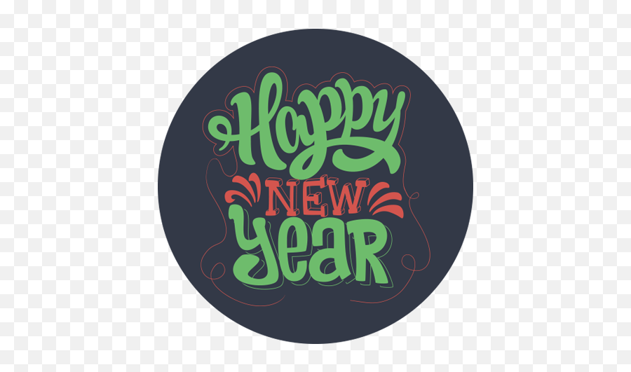 Happy New Year With Background - Calligraphy Png,Happy New Year Transparent Background
