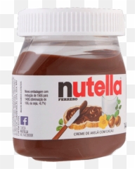 Creme De Avelã Com Cacau Nutella 140g - Nutella 750g Price Bangladesh Png,Nutella Png