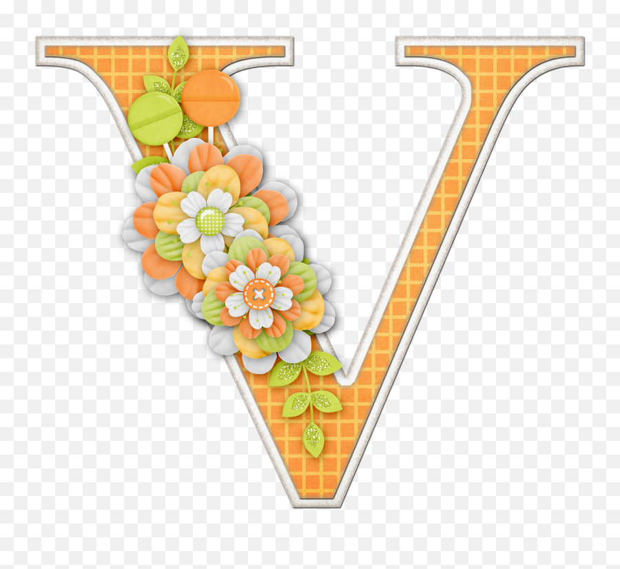 V Letter Png Transparent Images All - Alfabeto Colores Y Flores Letra V,V Png