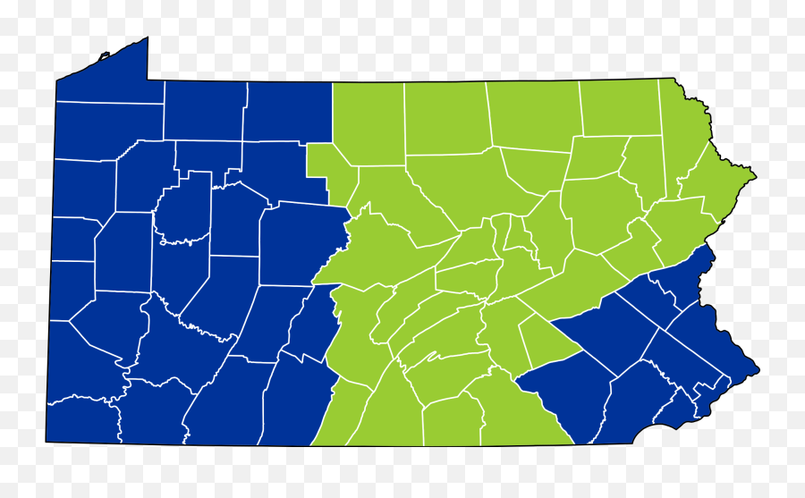 Us Map Pittsburgh Pennsylvania Image Fresh United States - Pa Counties In Green Phase Png,Us Map Outline Png