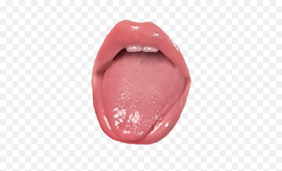 Download Tongue Png Image With No - Glossy Lips With Tongue Out,Tongue Png