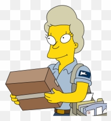 Female Mail Carrier - Woman Mail Carrier Cartoon Png,Mailman Png
