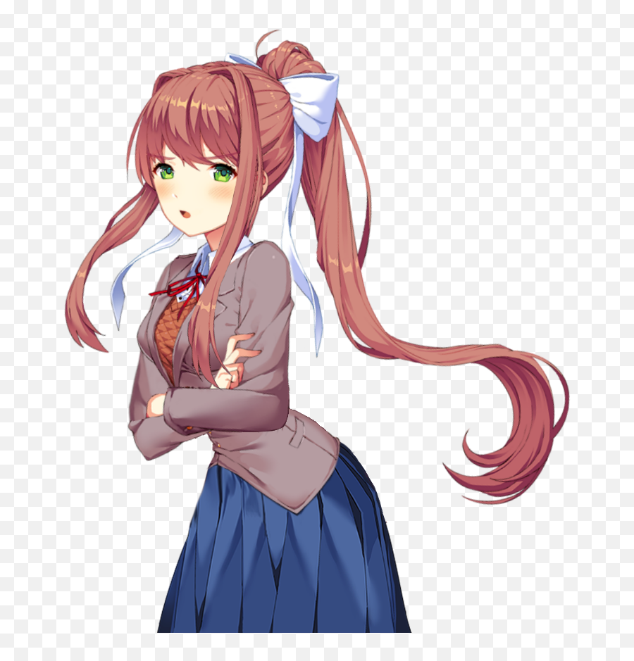 Monika Doki Literature Club - Ddlc Monika Png,Sayori Hanging Png