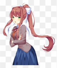 Monika Doki Literature Club - Ddlc Monika Png,Sayori Hanging Png