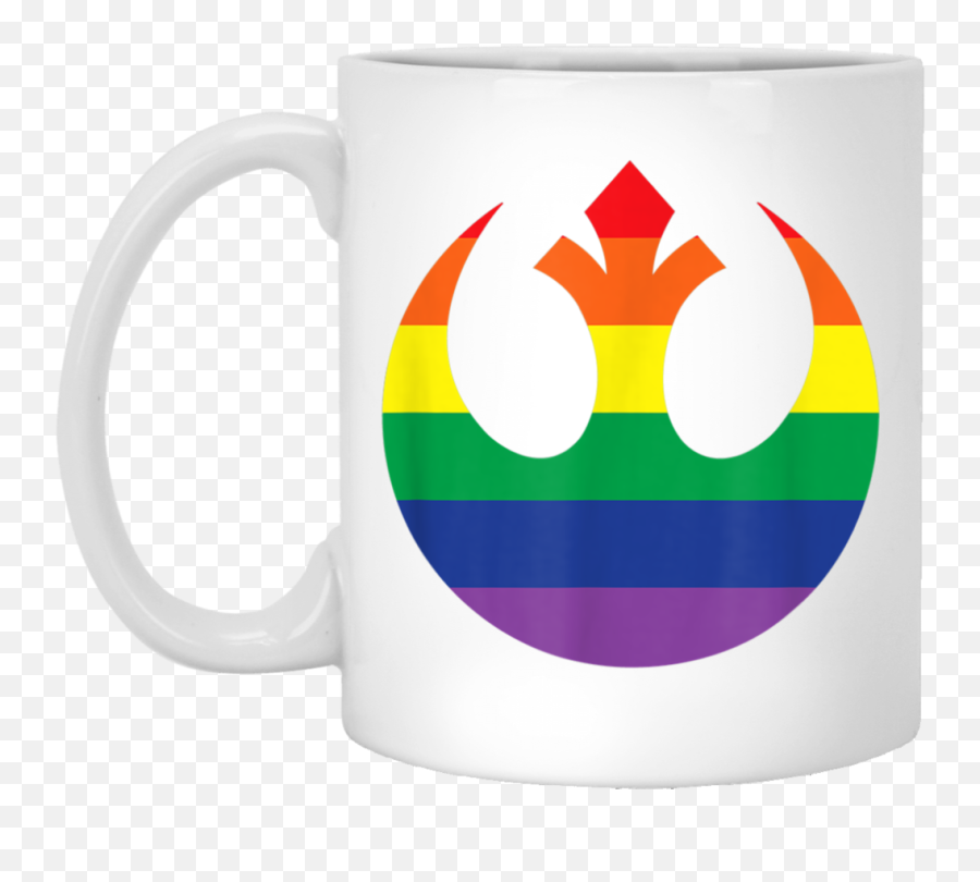 Star Wars Rebel Alliance Rainbow White - Rebel Alliance Png,Rebel Star Wars Logo