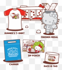 Hellokitty - Kitty Run 2018 Shirt Png Download