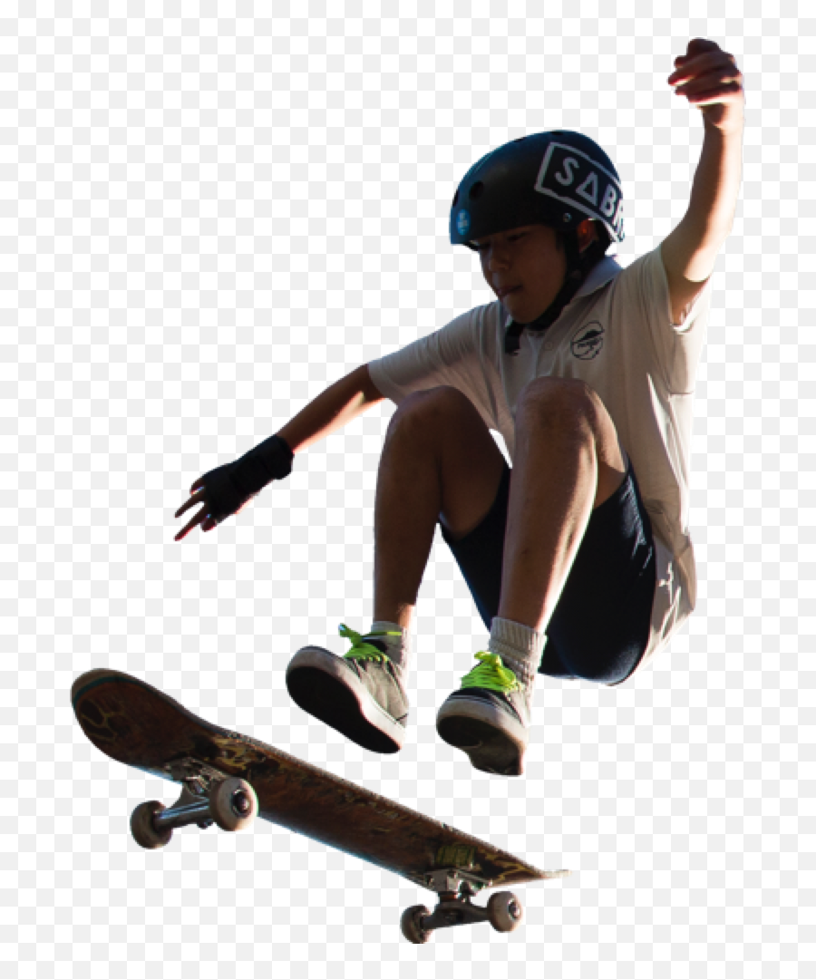 Skateboarder Png 6 Image - Kid On Skateboard Png,Skateboarder Png