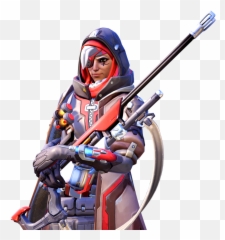 Download Hd Overwatch Ana Garnet Render - Overwatch Ana Png,Ana Overwatch Png