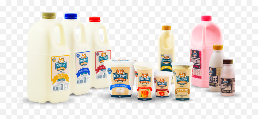 Download Milk Bottle Png Image With - Maleny Dairies Products,Milk Bottle Png