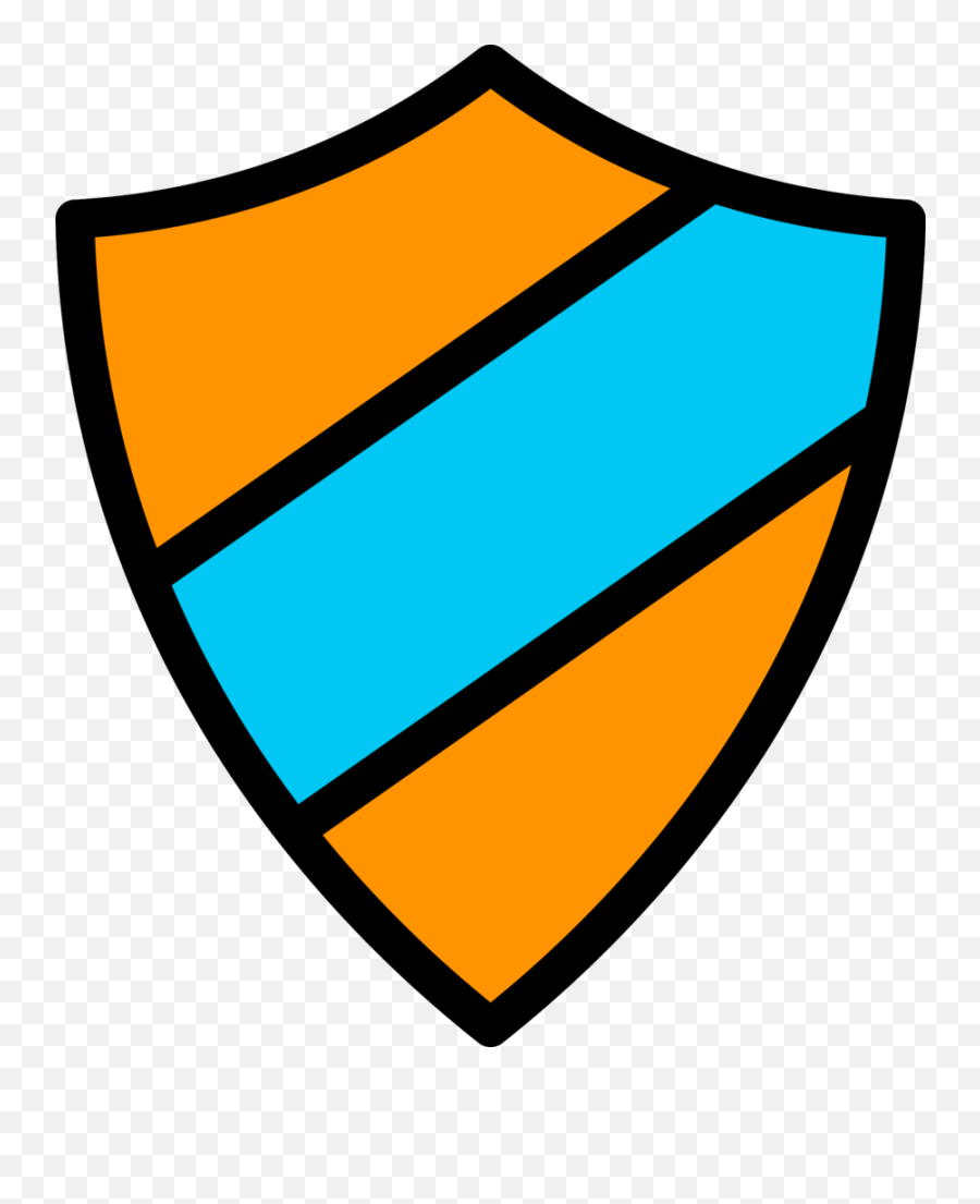 Emblem Icon Orange - Light Blue Shield Icon Png,Orange Light Png